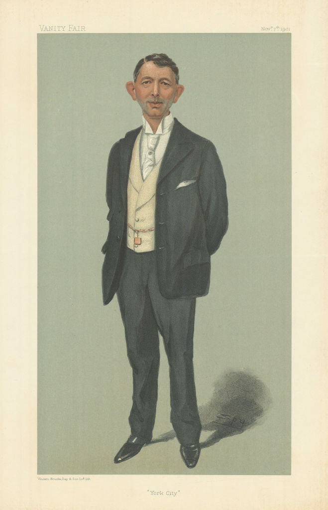 VANITY FAIR SPY CARTOON John George Butcher 'York City' MP. Politics 1901